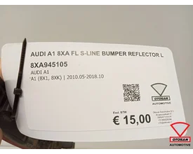 audi-a1-8xa-facelift-sline-bumper-reflector-links-8xa945105 — foto 2
