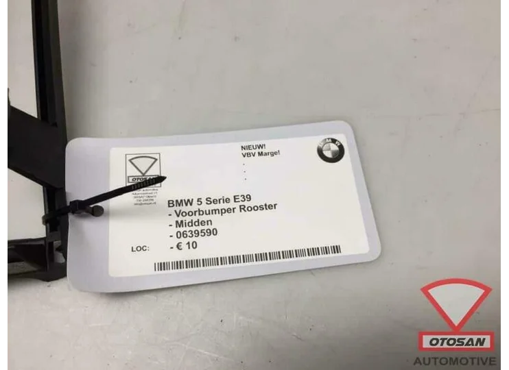 BMW 5 Serie E39 Voorbumper Rooster Midden Nieuw! 0639590