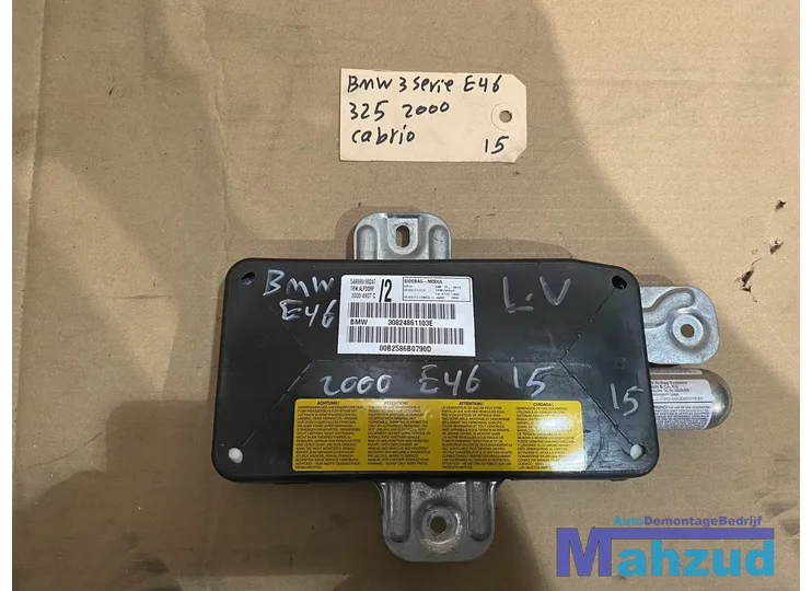 BMW 3 SERIE E46 Deurairbag portier airbag links 30824861103E