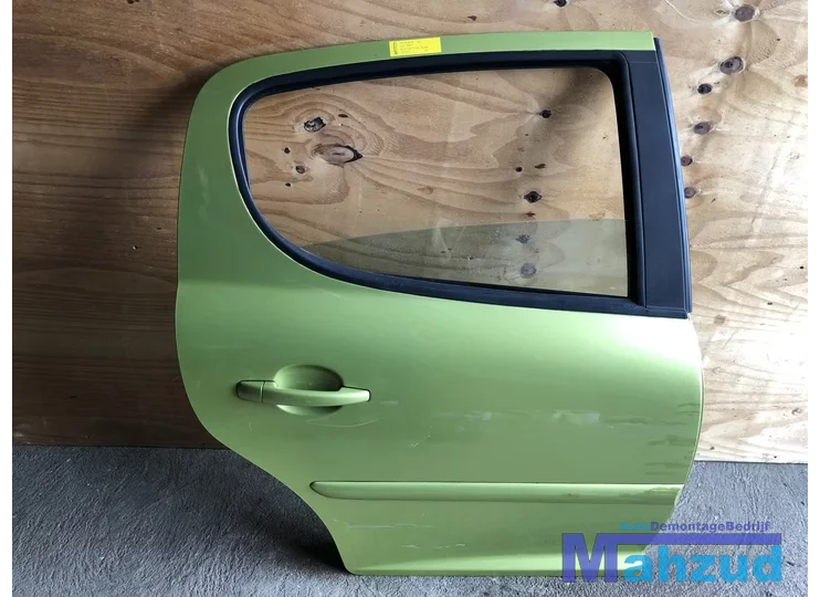 PEUGEOT 207 Groen KAR Rechts rechter achter deur portier