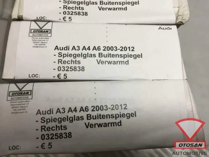 audi-a3-a4-a6-2003-2012-spiegelglas-rechts-verwarmd-nieuw!-0 — foto 4