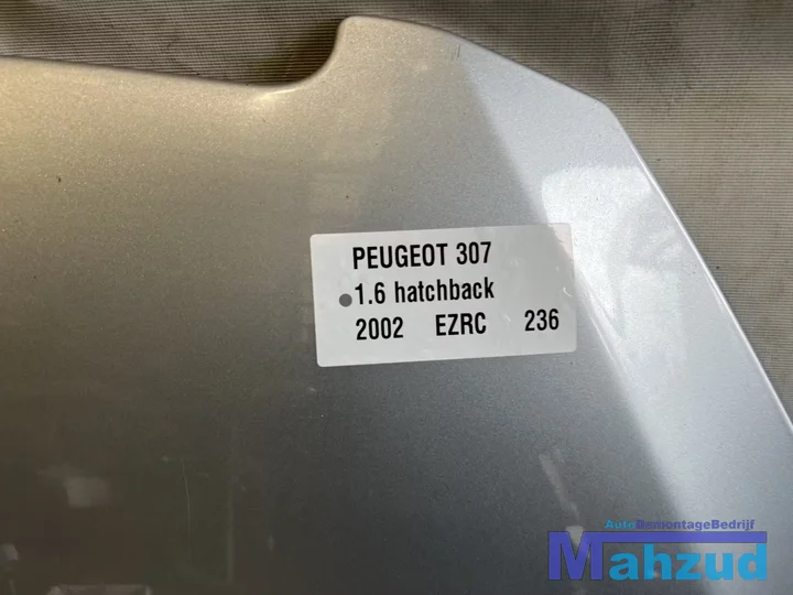 peugeot-307-hatchback-zilver-ezrc-motorkap-20002009 — foto 3