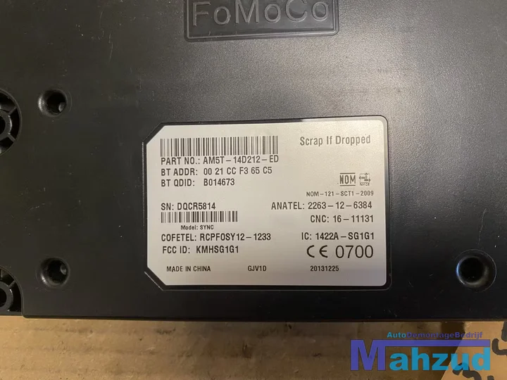 ford-focus-3-bluetooth-module-20102017-am5t14d212ed — foto 2