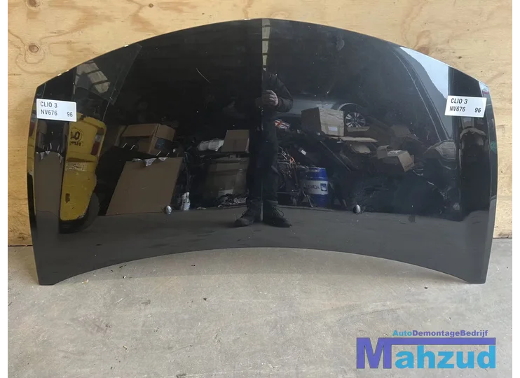RENAULT CLIO 3 Zwart NV676 motorkap 2005-2011