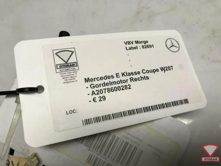 mercedes-e-klasse-coupe-w207-gordelmotor-rechts-a2078600282 — foto 2