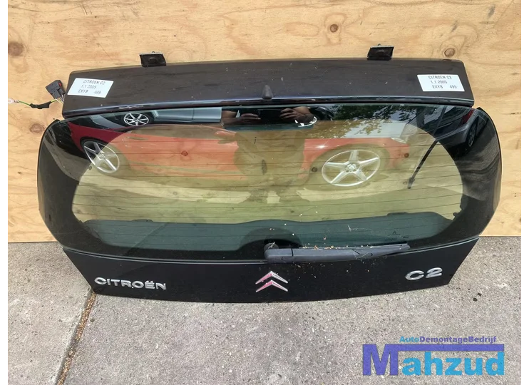 CITROEN C2 Zwart EXYB achterklep 2002-2010