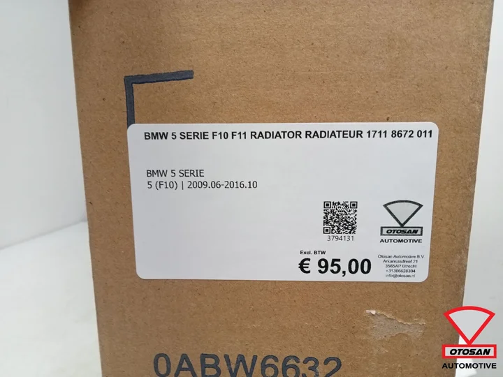 bmw-5-serie-f10-f11-radiator-radiateur-1711-8672-011 — foto 4