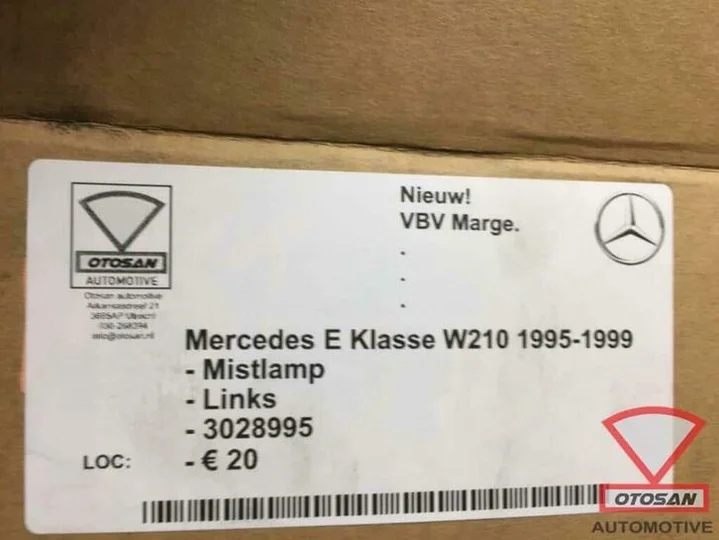 mercedes-e-klasse-w210-1995-1999-mistlamp-nieuw!-links-30289 — foto 3
