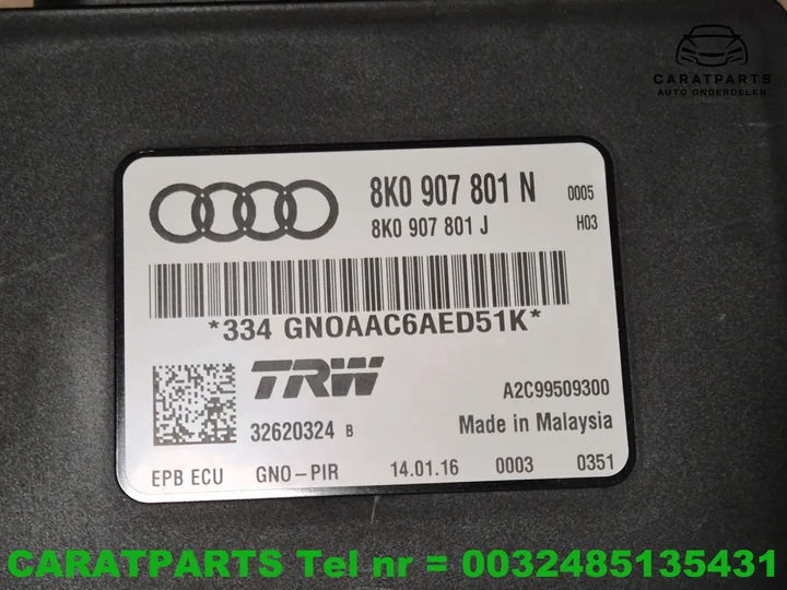 8k0907801n-8k0907801j-audi-a5-regelapparaat-handrem-a4-q5 — foto 4