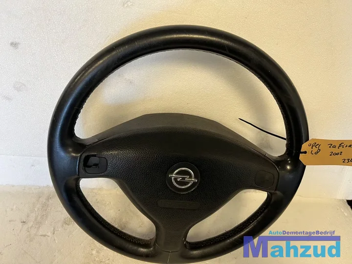 opel-astra-g-zafira-a-leer-stuurwiel-stuur-met-airbag — foto 3