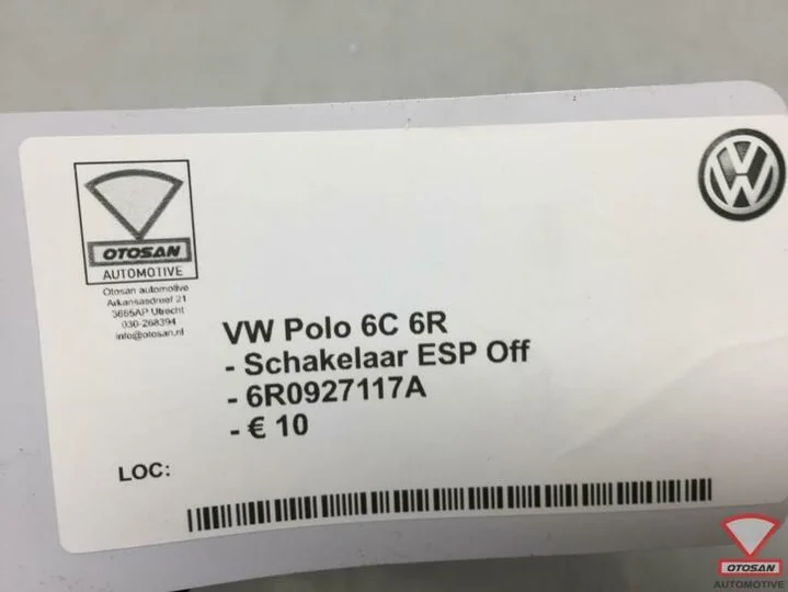 vw-polo-6r-6c-esp-off-schakelaar-6r0927117a — foto 2