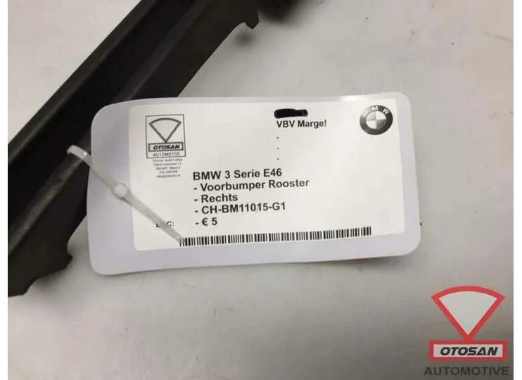 BMW 3 Serie E46 Voorbumper Rooster Rechts Nieuw!