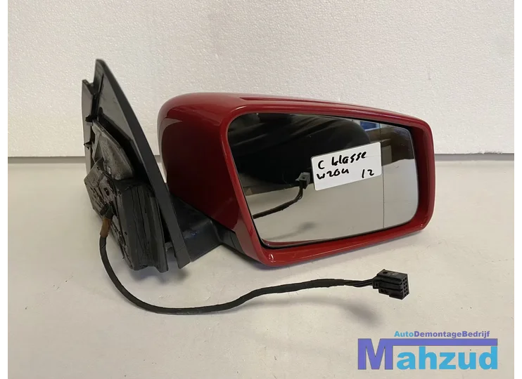 MERCEDES C KLASSE W204 rood rechts spiegel red right mirror