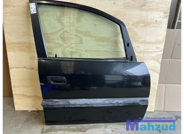 OPEL ZAFIRA A Zwart Z298 Rechts Voor deur portier 1998-2005