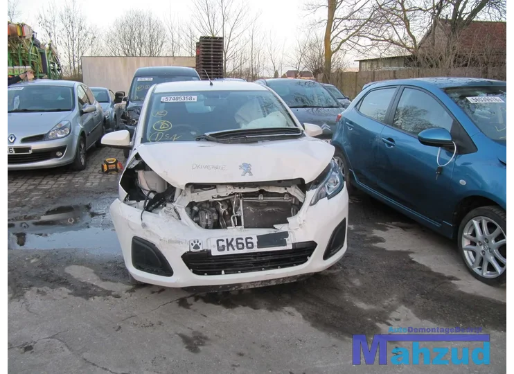 2016 PEUGEOT 108 plaatwerk carrosserie scherm dorpel dak stijl