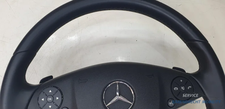 4spaaks-stuurwiel-mercedes-w207-w212-e-klasse-zwart-stuurwielbediening-flippers-airbag-origineel-gebruikt-2009-2014 — foto 10