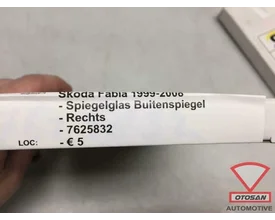 skoda-fabia-1999-2008-spiegelglas-buitenspiegel-rechts-nieuw — foto 3