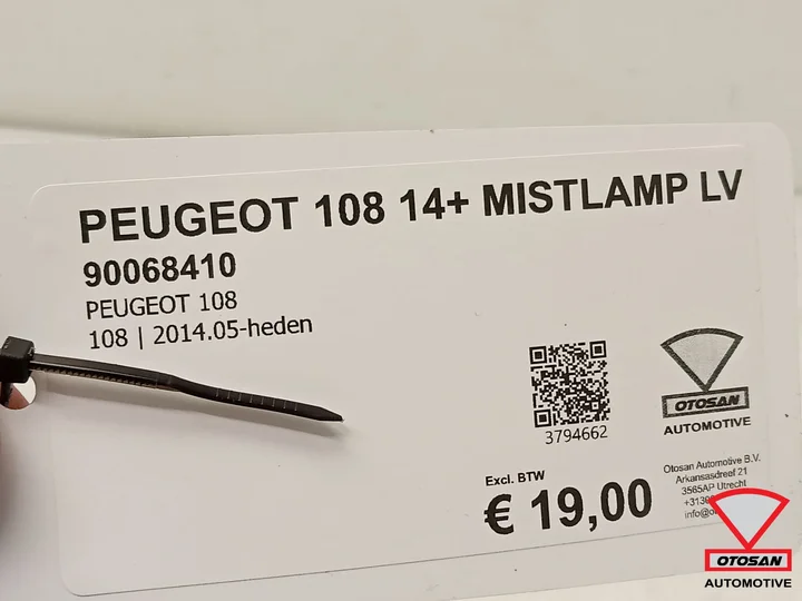 peugeot-108-2014-mistlamp-links-voor-90068410 — foto 3