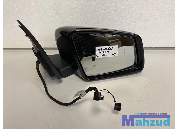 MERCEDES C KLASSE W204 Zwart rechts spiegel right mirror black