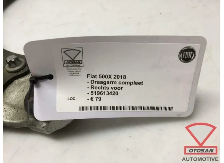 Fiat 500X 2018 Draagarm Compleet Rechts Voor 519613420