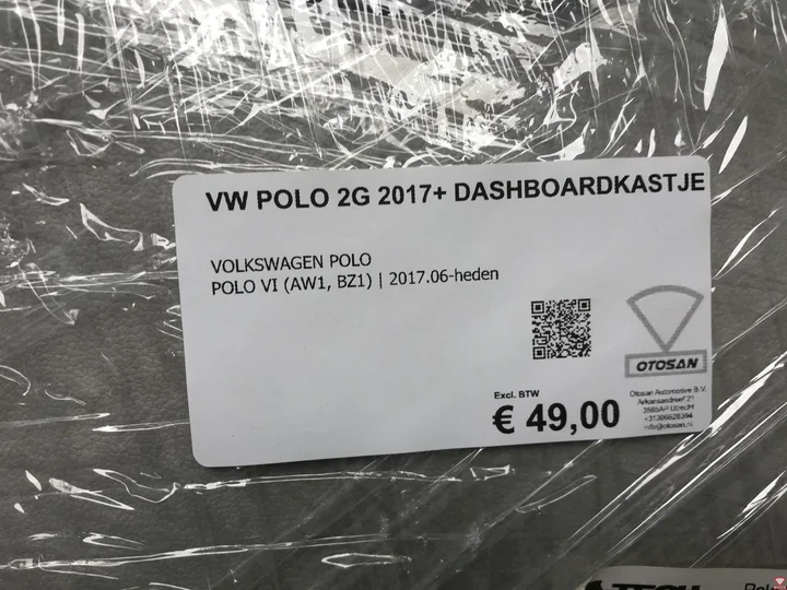 vw-polo-2g-2017-dashboardkastje-dashboard-kastje-origineel — foto 3