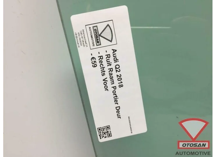 Audi Q2 2018 Ruit Raam Portier Deur Rechts Voor