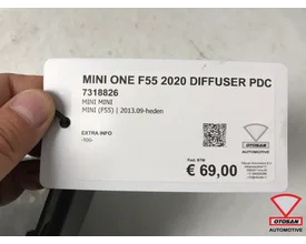 mini-one-f55-2020-achterbumper-diffuser-pdc-7318826 — foto 2