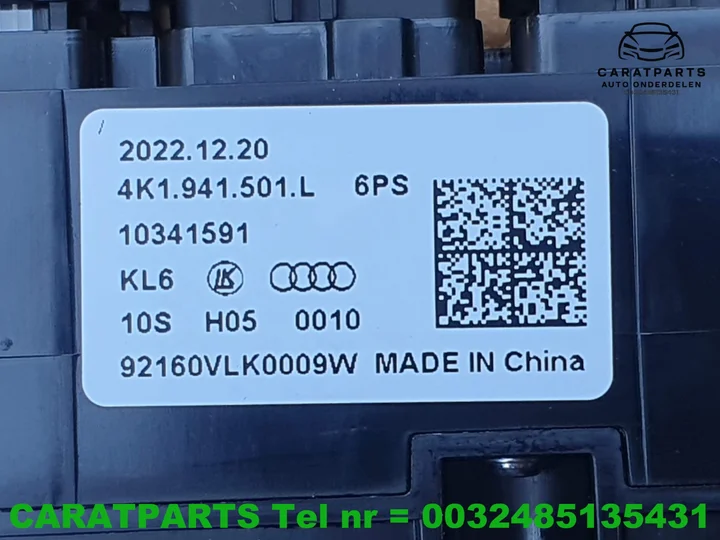 4k1941501l-audi-q3-lichtschakelaar-a3-s3-rs3-8y-q4-e-tron — foto 3