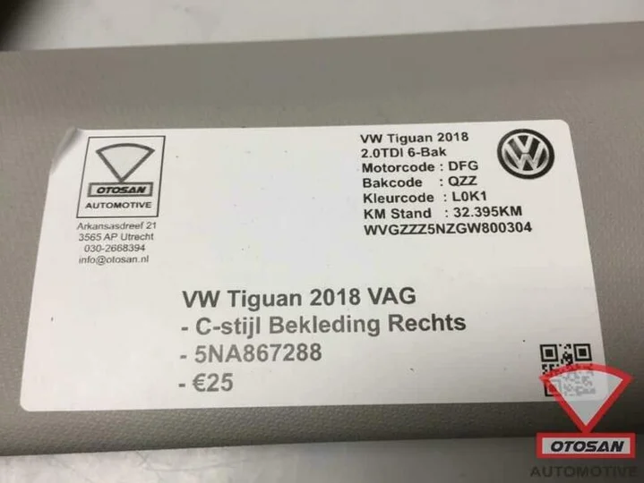 vw-tiguan-5na-2018-hemeldeel-bekleding-c-stijl-rechts-5na867 — foto 2