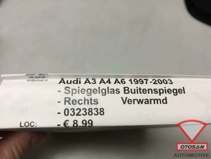 audi-a3-a4-a6-97-03-spiegelglas-rechts-verwarmd-nieuw!-03238 — foto 4