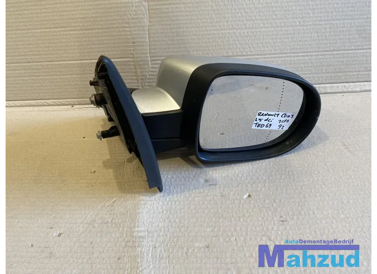 RENAULT CLIO 3 Grijs TED69 Rechs spiegel buitenspiegel