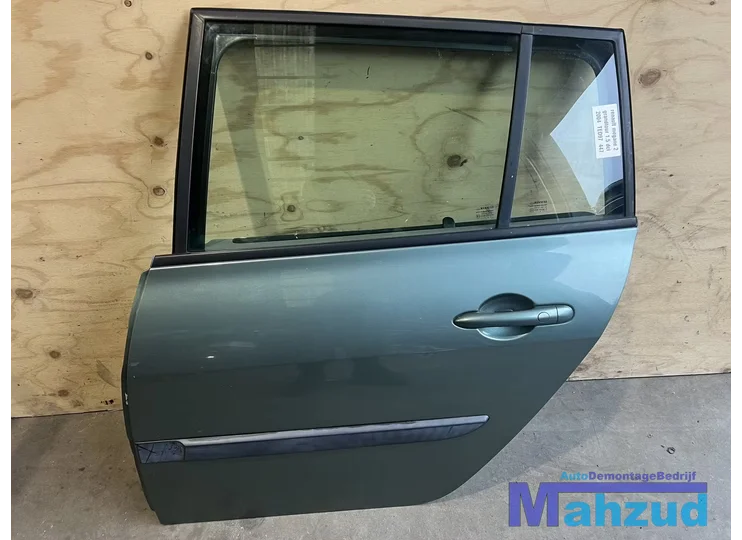 RENAULT MEGANE 2 groen TED97 links achter deur portier 2001-2009