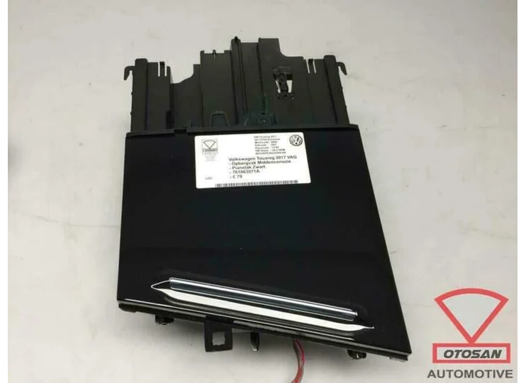 vw touareg 2017 storage compartment center console piano paint 761863071a
