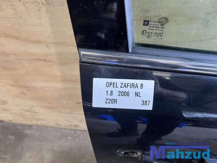 opel-zafira-b-zwart-z20r-rechts-voor-deur-portier-20052011 — foto 2