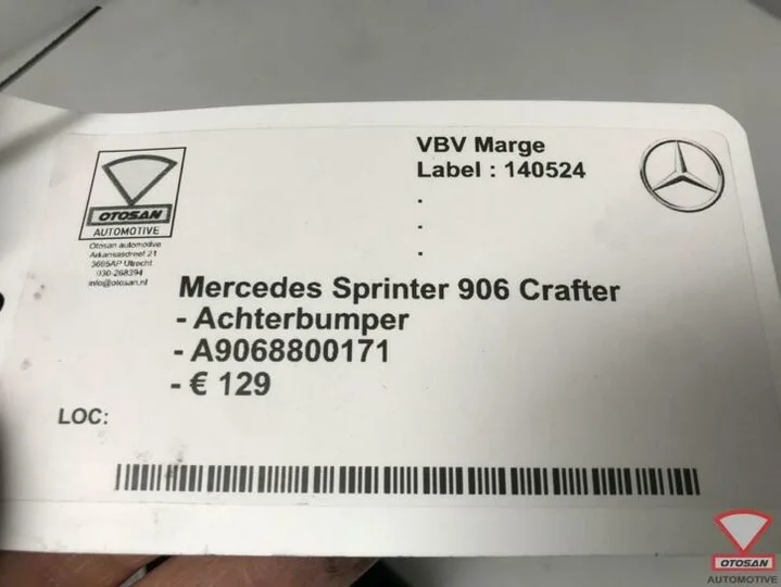 mercedes-sprinter-906-crafter-achterbumper-midden-a906880017 — foto 2