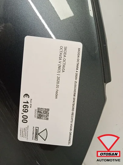skoda-octavia-4-2020-zijscherm-spatbord-rechts-voor-origineel — foto 5