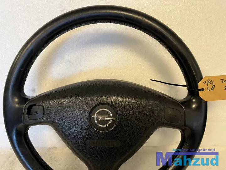 opel-astra-g-zafira-a-leer-stuurwiel-stuur-met-airbag — foto 2