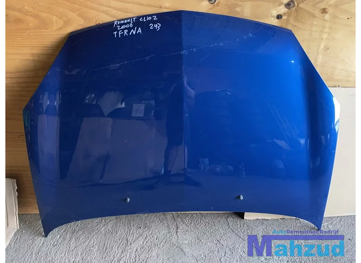 2006 RENAULT CLIO 2 BLAUW TFRNA Motorkap 
