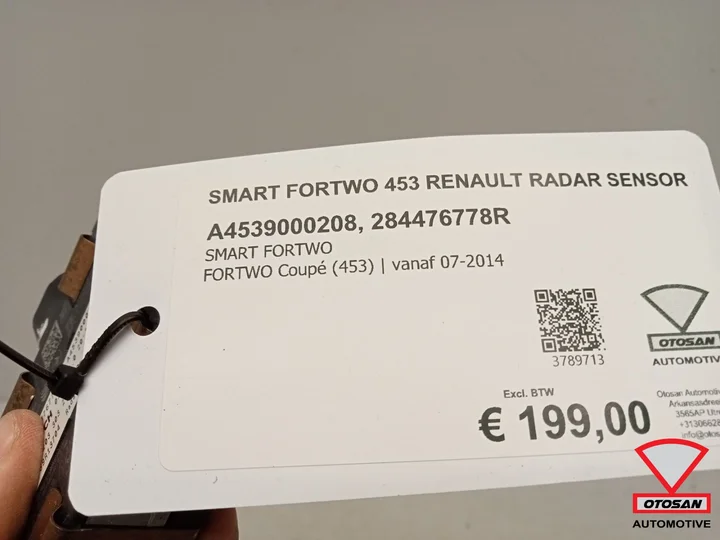 smart-fortwo-453-renault-radar-sensor-a4539000208-284476778r — foto 2