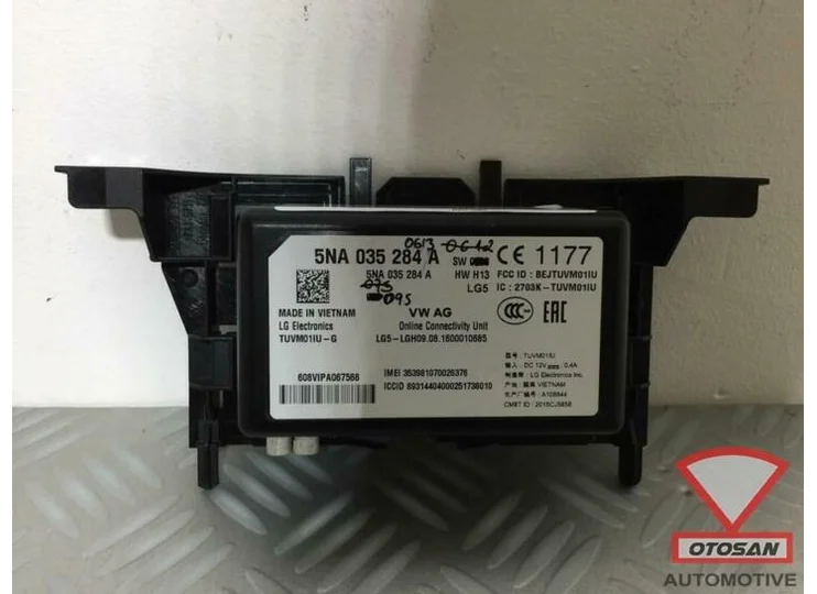 vw passat b8 2017 online services module 5na035284a