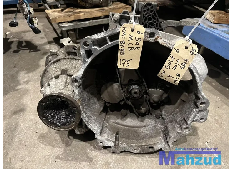 VOLKSWAGEN GOLF 6 1.4 TSI VERSNELLINGSBAK MCB 6 BAK HANDBAK