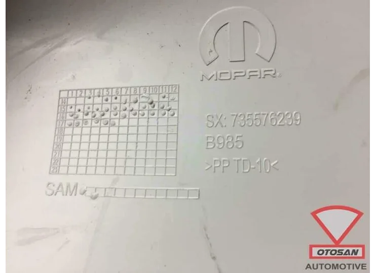 Fiat 500X 2018 A-Stijl Afdekking Links 735701956