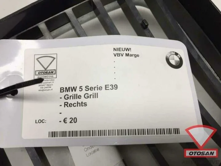 bmw-5-serie-e39-2000-grille-grill-rechts-nieuw! — foto 2