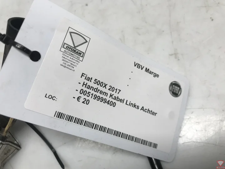 fiat-500x-2017-handrem-kabel-links-achter-00519999400 — foto 4