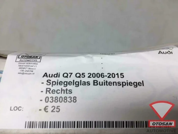audi-q5-q7-2006-2015-spiegelglas-rechts-verwarmd-nieuw!-0380 — foto 4