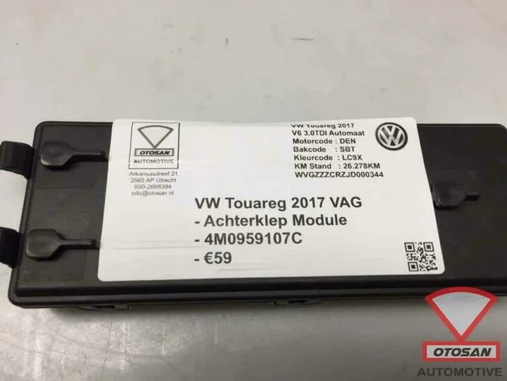 vw-touareg-2017-vag-elekt.-achterklep-module-4m0959107c — foto 2