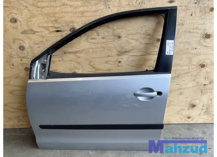 VW POLO 9N Zilver LA7W Links voor deur portier 2003-2008