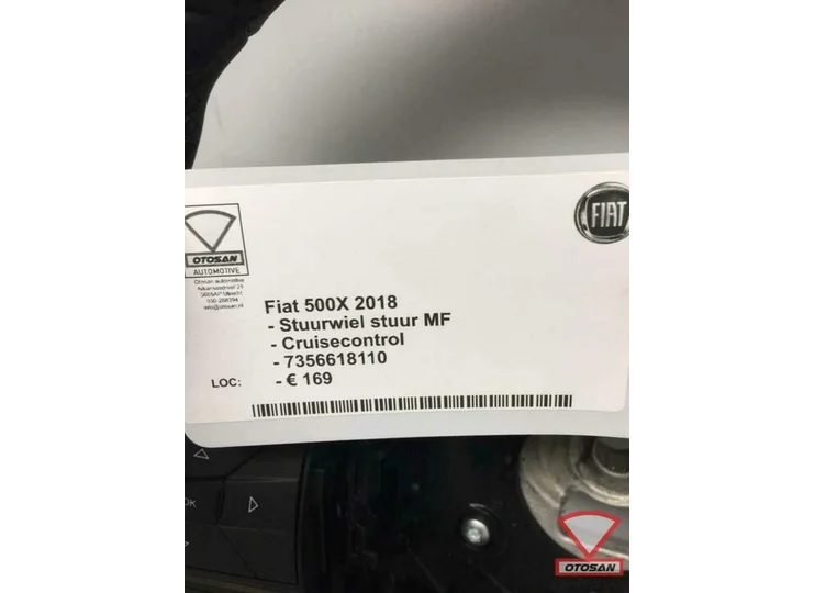 Fiat 500X 2018 Stuurwiel Stuur MF Cruise Control 7356618110