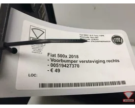 fiat-500x-2018-voorbumper-versteviging-rechts-00519427370 — foto 2