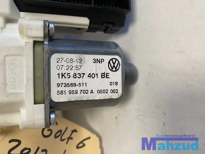 vw-golf-6-links-voor-raammotor-1k5837401be-1k5837401 — foto 2